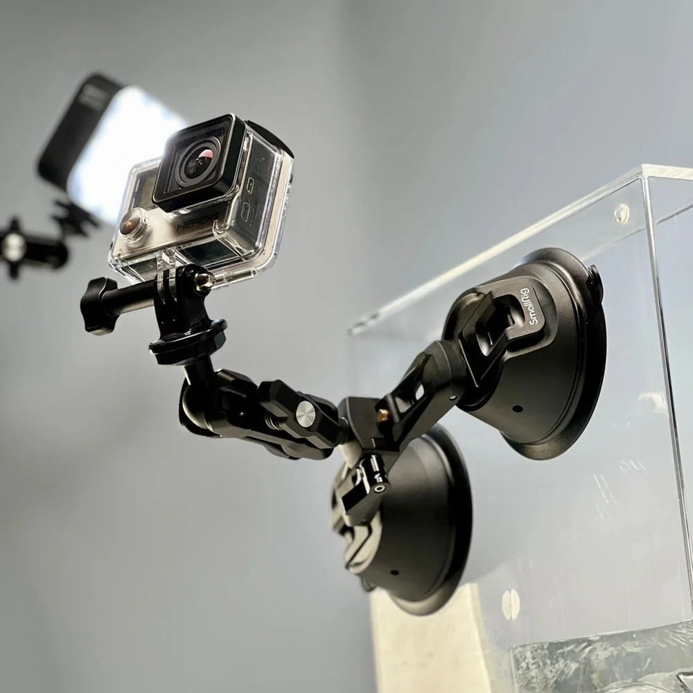 SmallRig DualSuction Cup Camera Mount with Quick Release Arm and NATO Rail